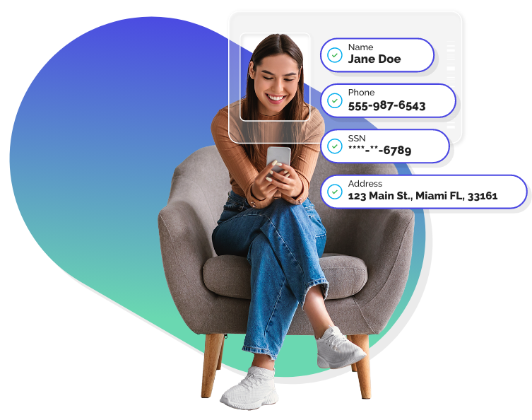 identity verification graphic - website